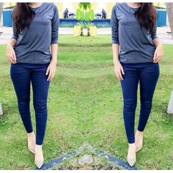 Celana Panjang Cotton Stretch pants ( Katun Melar )
