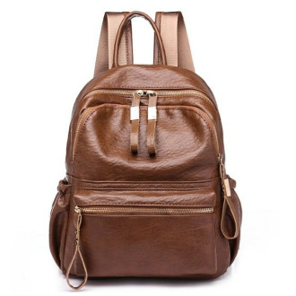Tas wanita ransel modis keren import-brown