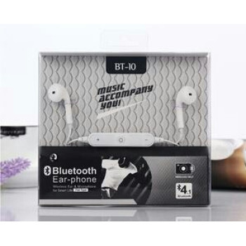 Earphone bluetooth-headset bt-10 stereo