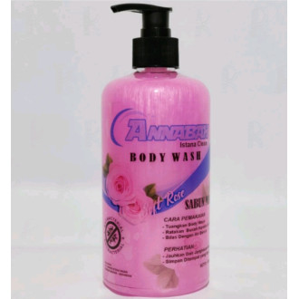 Sabun mandi Annabah - Body Wash Aroma Soft Rose 500ml