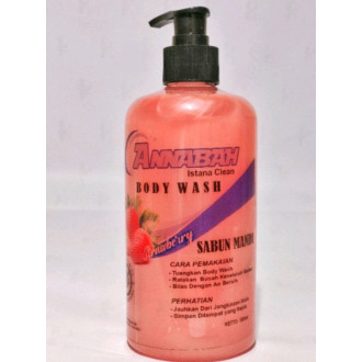 Sabun mandi Annabah - Body Wash Aroma Strawberry 500ml