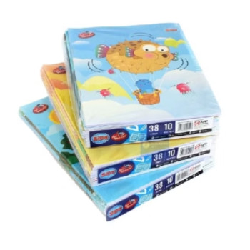 Buku Tulis SIDU 38 Lembar, 1 Pack Isi 10 Buku.