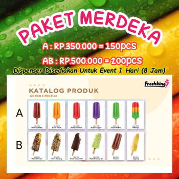 Ice Cream Event Ulang tahun, Pernikahan, Perlombaan, Restoran, Pertemuan