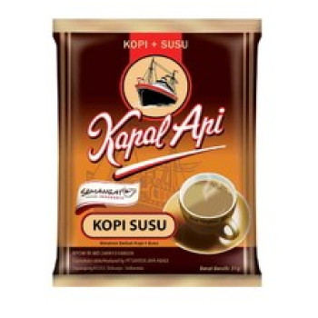 Kopi Kapal Api Kopi Susu Isi 20 Sachet
