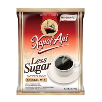 Kapal Api Special Mix Less Sugar Isi 20 Sachet 