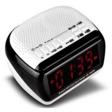 Bluetooth Speaker Radio Clock With Tf Card Slot - Kd-67 - Black 