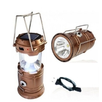 Lampu Camping Panel Solar plus Senter