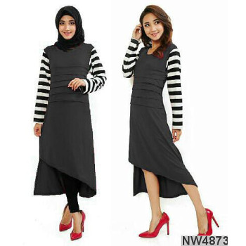 Pakaian Wanita Tunik Ataya Black