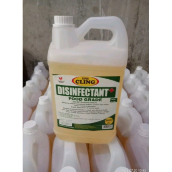 Desinfektan cair 5 liter,food grade kemenkes