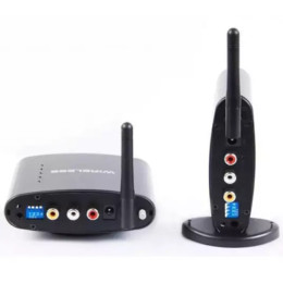 Wireless AV Extender Sender TV Audio Video-2.4GHz 250 M