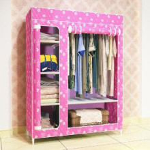 Lemari pakaian Multifunction Wardrobe / Cloth Rack with cover