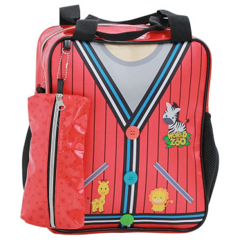 Tas 3 In 1 Animal 9929 Merah