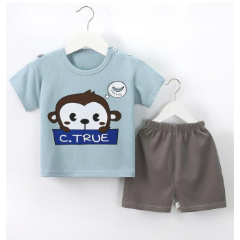 Pakaian anak  4 tahun -1 set, bahan lembut