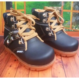 Sepatu anak laki dan perempuan - boots hitam
