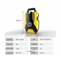 Pompa Ban Mobil Motor Elektrik 120watt