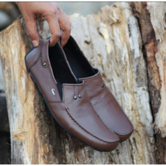Sepatu Pria Crocodile Loafer Genuine Leather