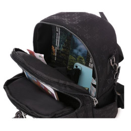 Tas wanita JT7157-black Tas Ransel GD Wanita Fashion Cantik Terbaru