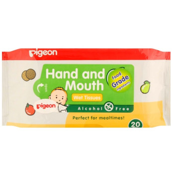 Pigeon Wipes Hand & Mouth 20s